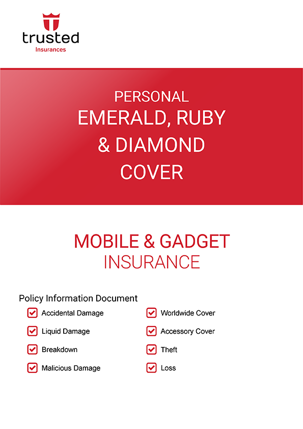 Policy Document - Emerald Cover, Ruby Cover & Diamond Cover Cover